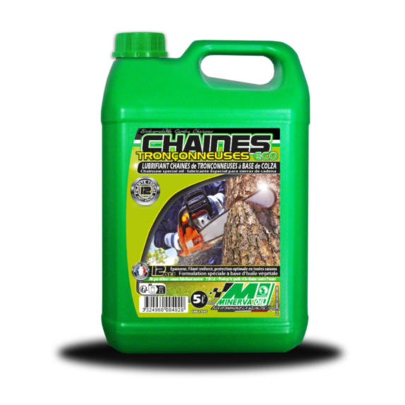 Huile végétal biodégradable chaîne de tronçonneuse