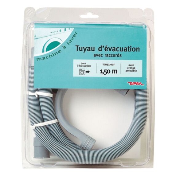 Tuyau évacuation Ø18-1,5m crosse