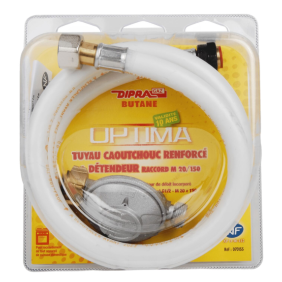 Flexible Butane/Propane 10 ans 1,5 m + détendeur - DIPRA