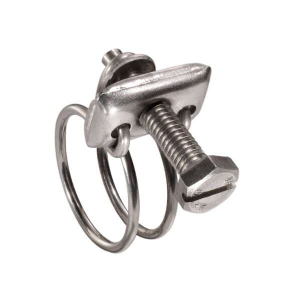 Colliers double fil inox 37x42mm x2 - SPID'O