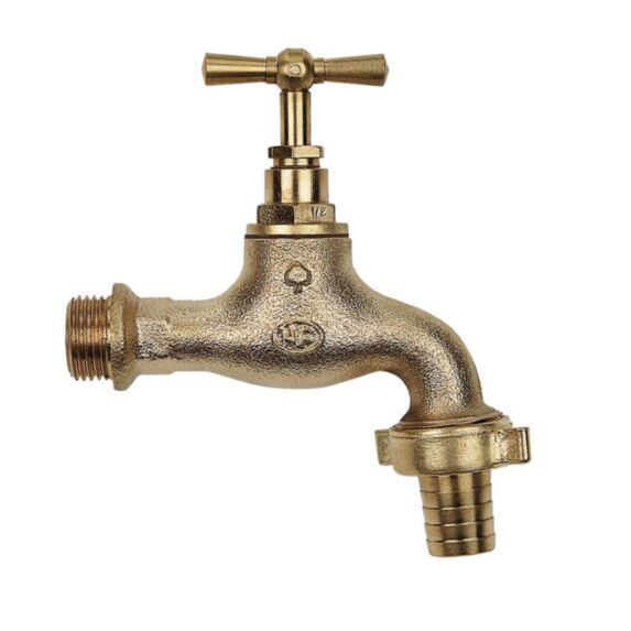 Robinet de puisage brossé à nez d'arrosage Ø15 mm - SPID'O