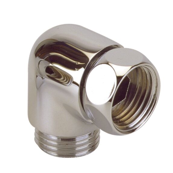 Raccord équerre chromé