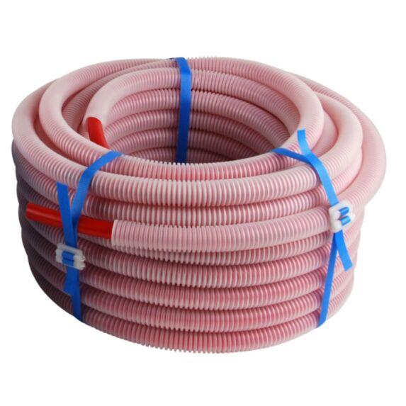 Tube PER gainé eau chaude rouge Ø20mm L.25m - DIPRA