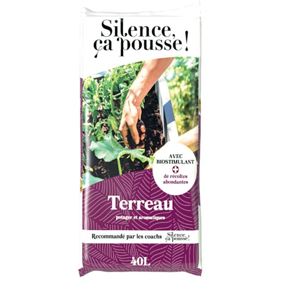 Terreau potager et plantes aromatiques 40L - SILENCE CA POUSSE