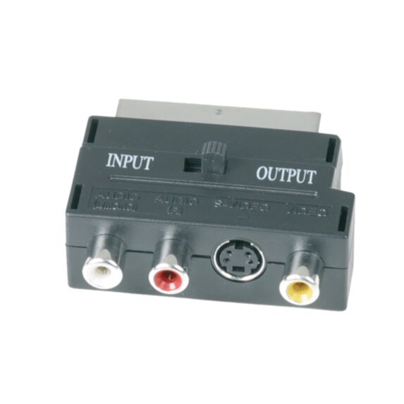 adaptateur péritel / 3rca + s-vhs - OPTEX