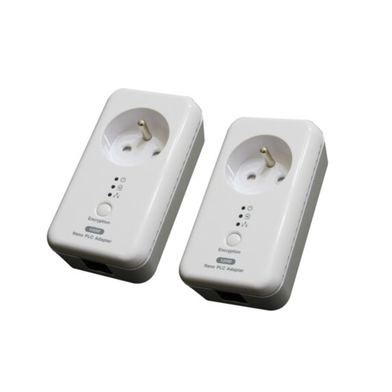 Pack 2 prises CPL plug 500mb/s - OPTEX