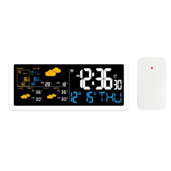 Station météo couleur radio contrôlée connectée Tuya - OPTEX