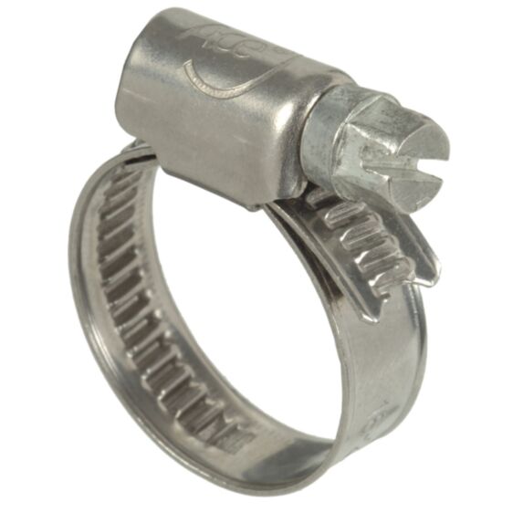 2 colliers galva  D.32 à 52 mm - lg 13 mm