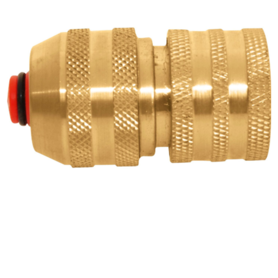 Raccord arrosage rapide stop laiton Ø19mm - 3 billes