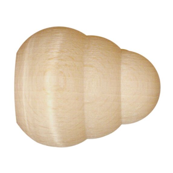 2 embouts bois à gradin Ø20 brut