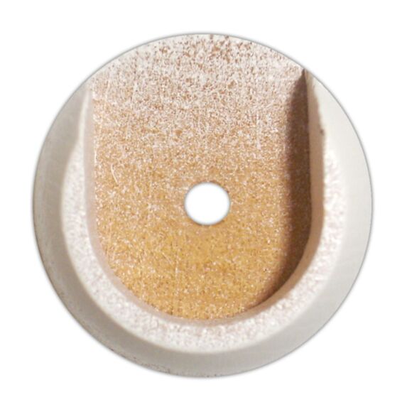 2 naissances bois Ø20 laqué blanc