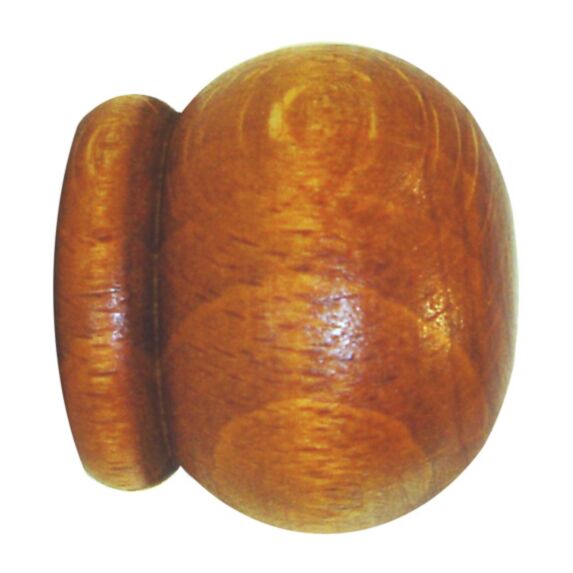 2 embouts bois massif anglais Ø20 chêne