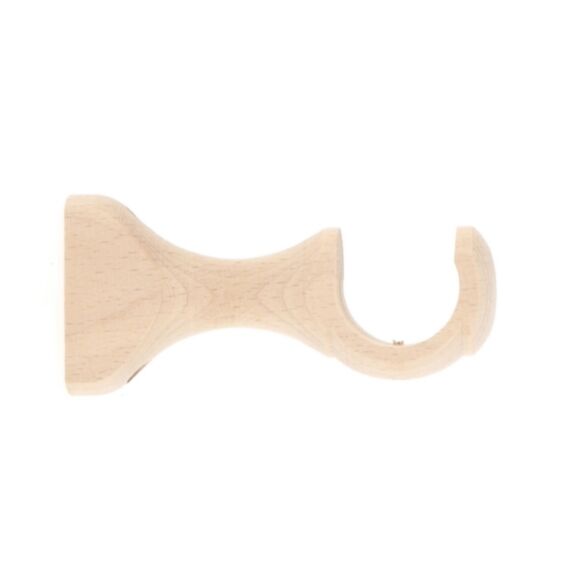 1 support bois monobloc ouvert Ø35 100mm brut