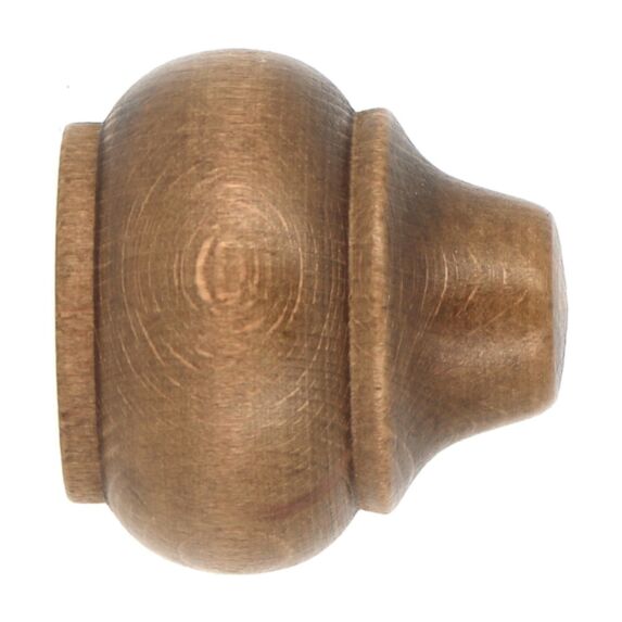 Embouts à emboîter bois classique x2 ø 35mm chêne vernis Rustique - MOBOIS