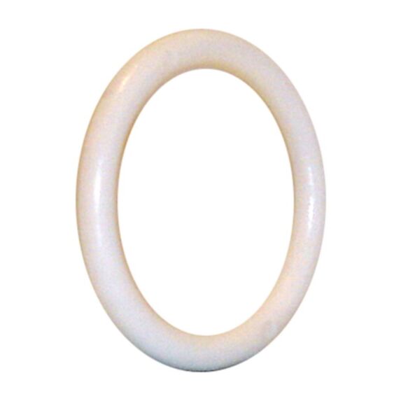 10 anneaux plastique Ø30 pour tube Ø14 blanc