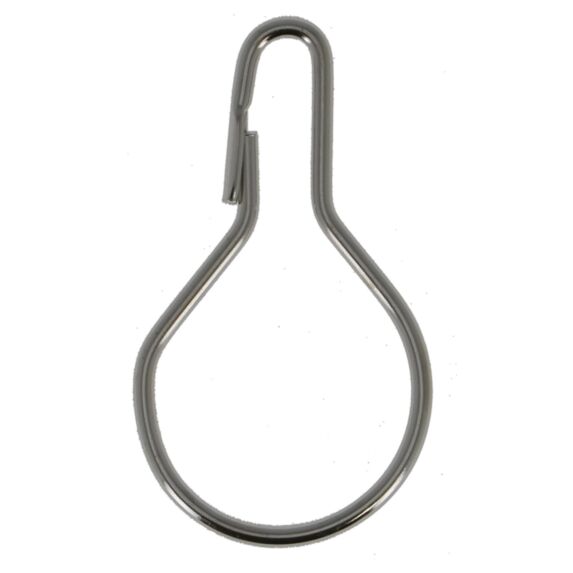 Anneaux douche ø 30mm nickelé x10 - MOBOIS