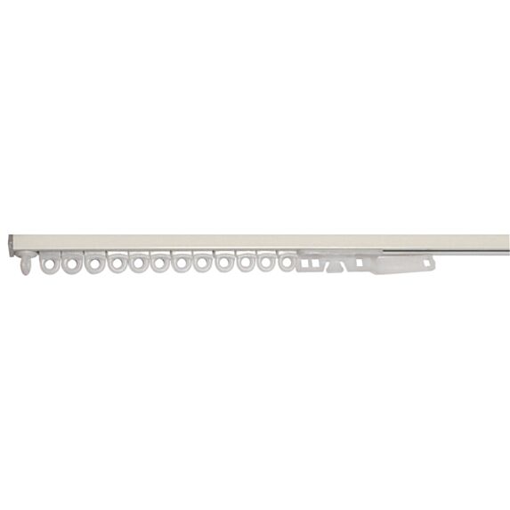 Rail plafond laqué blanc alu 14x8mm L.1,80m - MOBOIS