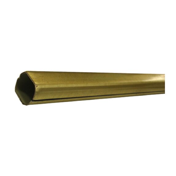 1 tube métal oval de penderie Ø20 2m00 bronze