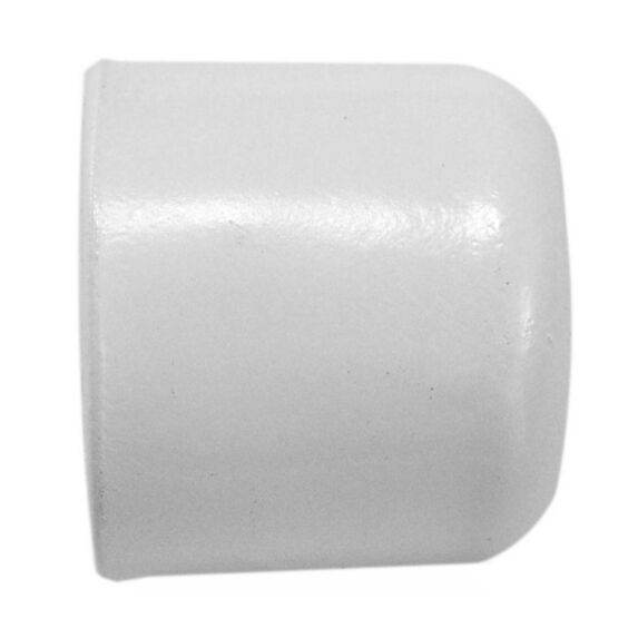 2 embouts métal de fermeture Ø20 blanc brillant - MOBOIS