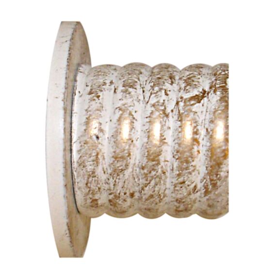 1 naissance métal Ø20 blanc patiné