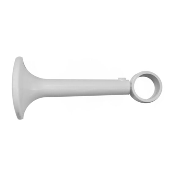 1 support métal Ø20 réglable de 105 à 180 mm blanc brilant