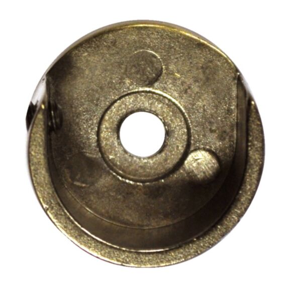 2 naissances métal Ø 20 effet laiton vieilli