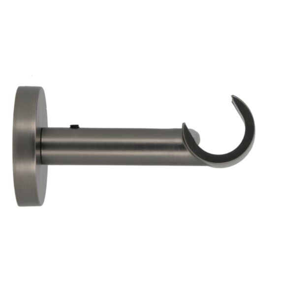 Support métal Ø20mm Ouvert 80mm Gun foncé