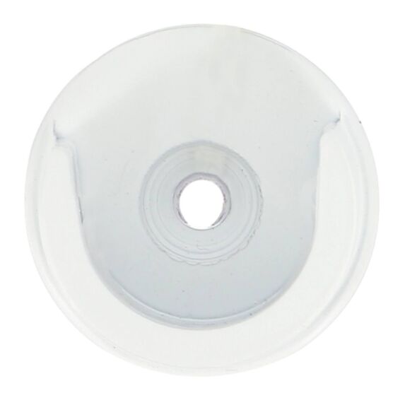 2 Naissances métal Ø20mm Blanc Mat