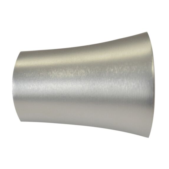 Embout de barre à rideau en métal pommeau Ø28 chrome mat - MOBOIS