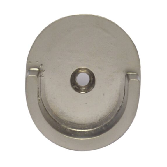 Naissance de barre à rideau en métal Ø28 coloris chromé mat - MOBOIS