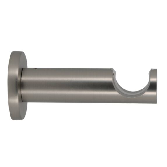 Support métal Ø28mm Tige 95mm Chromé Mat