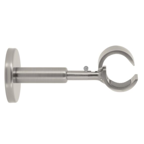 Support métal Ø28mm/20 Extensible De 115 A 135mm Easy Fix Chrome mat - MOBOIS