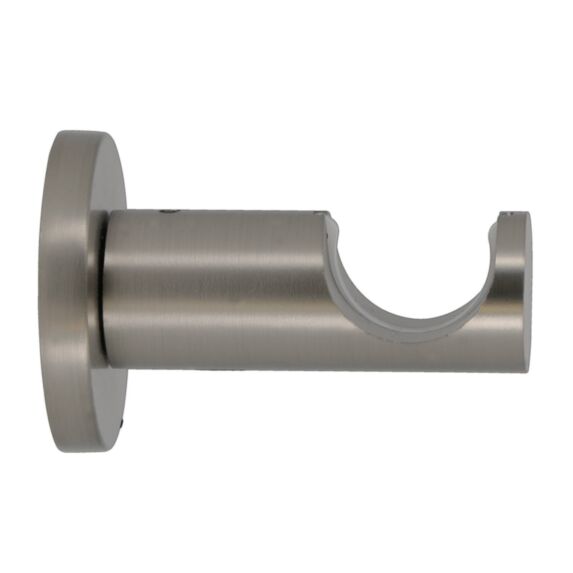 Support métal Ø28mm Tige 60mm Chromé Mat