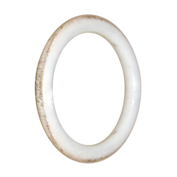 10 anneaux métal Ø42 pour tringle Ø20 blanc patiné MOBOIS