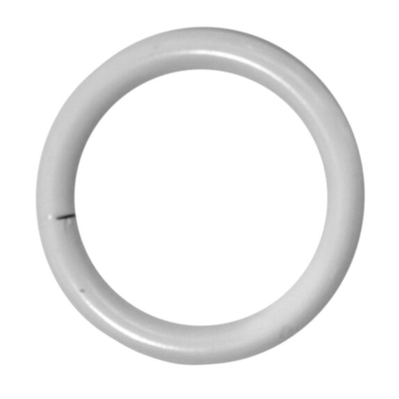 10 anneaux métal Ø40 pour tringle Ø16 blanc brillant MOBOIS