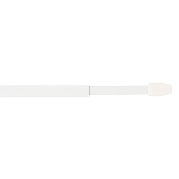 2 tringles plates extensibles 50x80cm blanc - MOBOIS