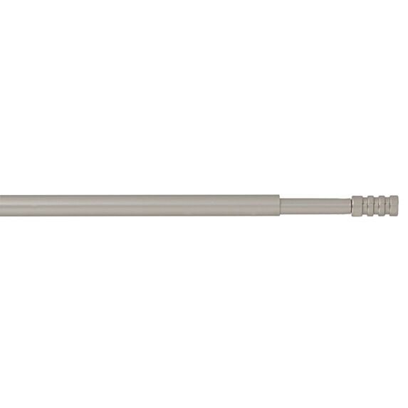 1 tringle métal Ø7mm extensible de 40-65cm cylindre strié nickel mat - MOBOIS