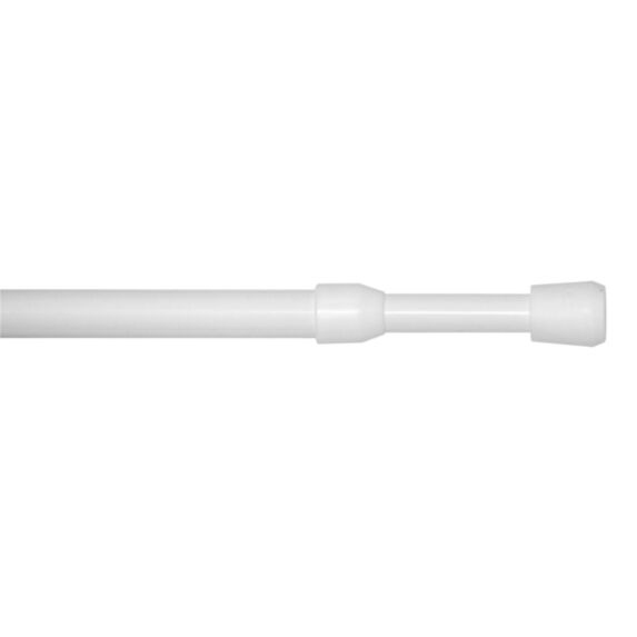 Tringle autobloquante métal extensible 40x65cm blanc - MOBOIS