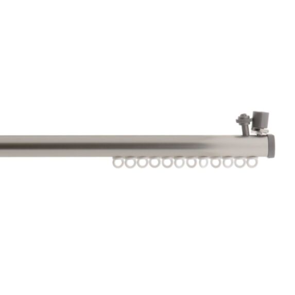 Tringle de porte 1m20 nickel recoupable - MOBOIS