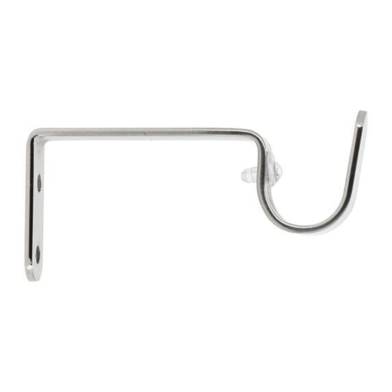 2 supports Chrome métal Ø20mm 80mm