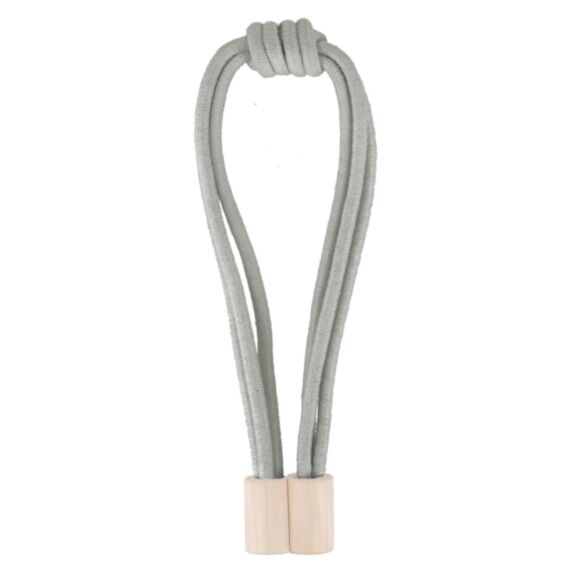 Embrasse corde bois aimantée 66cm vert olive - MOBOIS