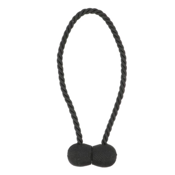 Embrasse boule aimantée noir 44cm