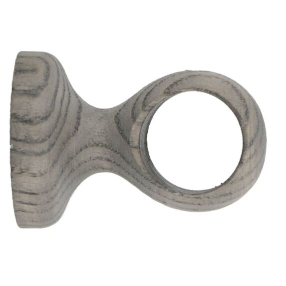 Support bois d28 fermé court 50mm frêne bois flotté - MOBOIS