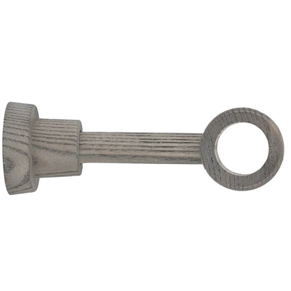 Support bois à œil diamètre 28mm extensible 85-130mm frêne bois flotté - MOBOIS
