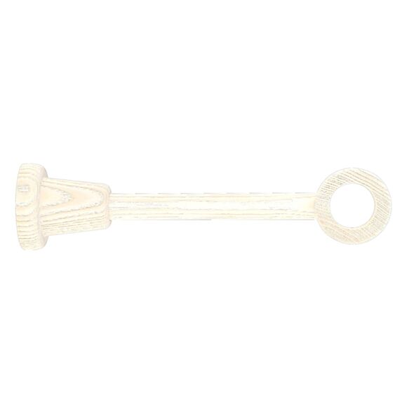 Support Ø28mm Œil 220mm Bois Blanchi