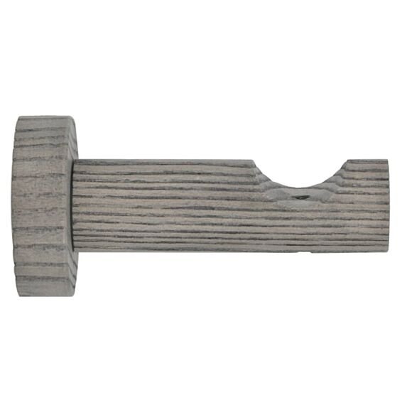 Support ouvrant bois flotté Ø28 8cm gris - MOBOIS