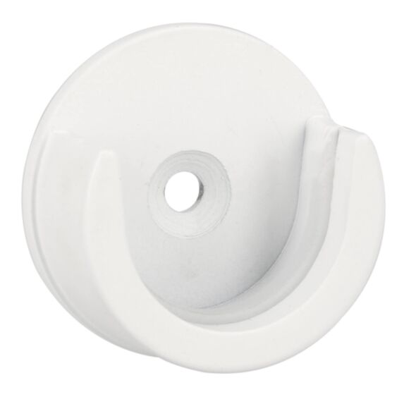 2 Naissances métal Ø28mm Blanc Mat