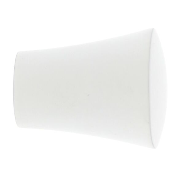 2 Embouts métal Ø20mm Medium Blanc Mat