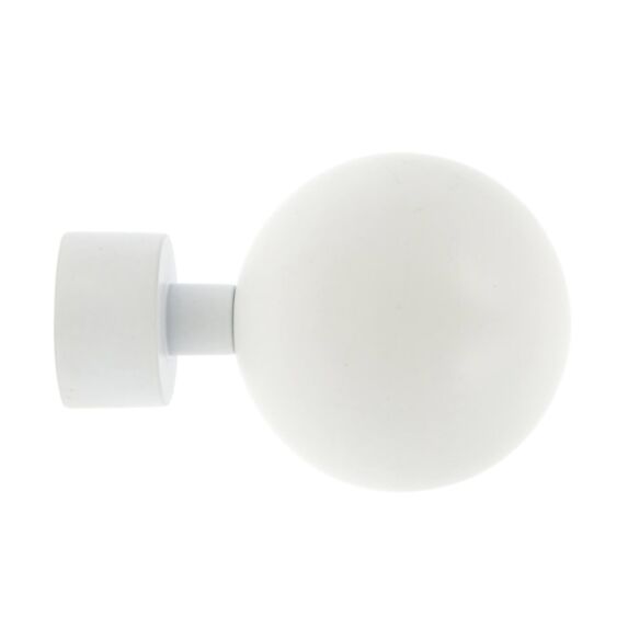 Embout métal Ø20mm Opium Blanc Mat