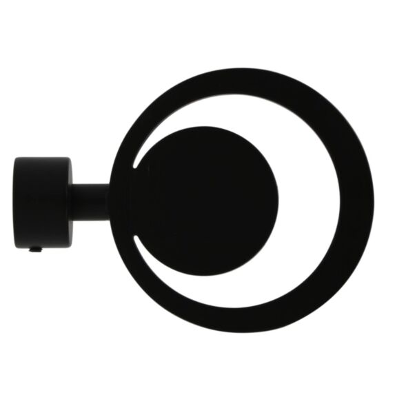 Embout métal Ø20mm Atrium Noir Mat